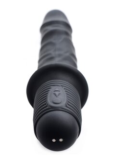 Power Pounder - Vibrerende en Stotende Siliconen Dildo