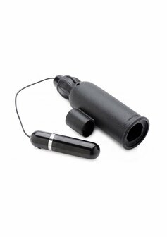 Lightning Stroke - Silicone Stroker met Vibrerende Bullet