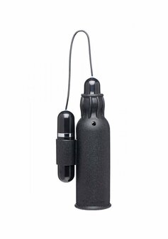 Lightning Stroke - Silicone Stroker met Vibrerende Bullet