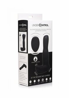 Siliconen Prostaat Stroking Vibrator met Afstandsbediening