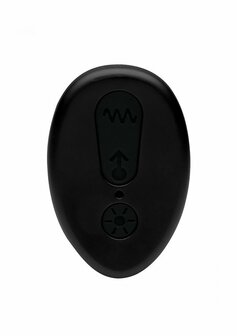 Siliconen Thrusting Butt Plug met Afstandsbediening