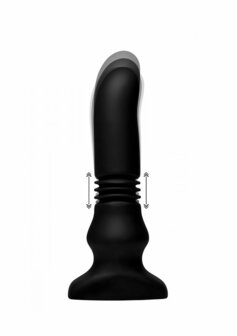 Siliconen Vibrerende en Stuwende Plug