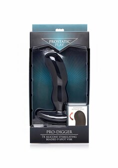 Pro-Digger - Siliconen Stimulerende P-Spot Vibrator met Kralen