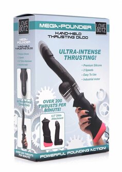 Mega Pounder Hand-Held Thrusting Dildo