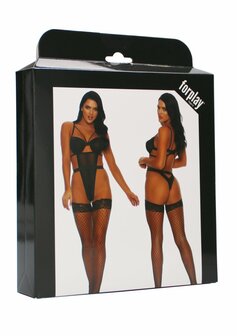 Enticing Vixen - Teddy met Kousenband S