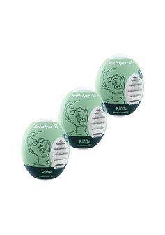 Masturbator Eitjes Set - Riffle - 3 Stuks