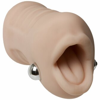 Vibrerende Deep Throat Sucker - Mond Masturbator