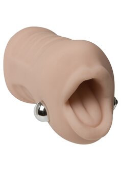 Vibrerende Deep Throat Sucker - Mond Masturbator