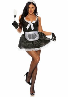 Domesticated Delight - Sexy French Maid Kostuum XS/S