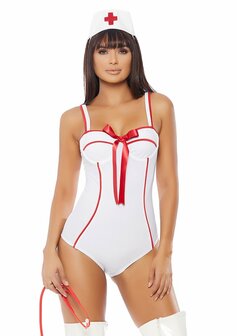 In Perfect Health Sexy Nurse Costume - Black L/XL