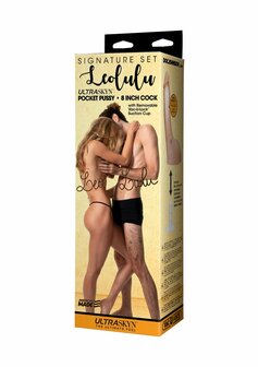 Leolulu - Realistische Leo Pocket Pussy Masturbator &amp; Lulu Dildo - 20 cm