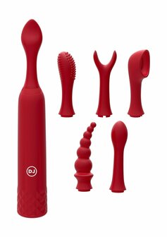 iQuiver - Kleine Vibrator met 6 Verwisselbare Opzetstukken