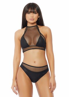 Impulse Top and Panty - Black L/XL