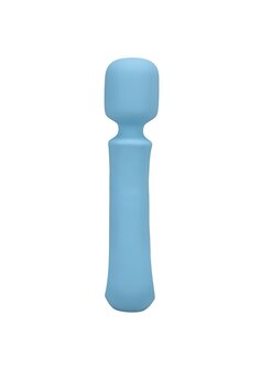 Euphoria - Rechargeable Silicone Wand Vibe - Blue