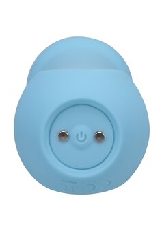 Euphoria - Rechargeable Silicone Wand Vibe - Blue