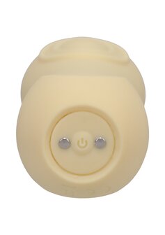Sol - Rechargeable Silicone Pulsating Vibe - Yellow