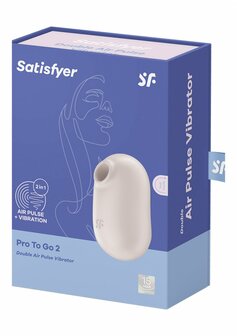Pro to Go 2 - Dubbele Air Pulse Vibrator