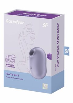 Pro to Go 2 - Dubbele Air Pulse Vibrator