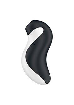 Orca Double Air Pulse Vibrator - Black/White