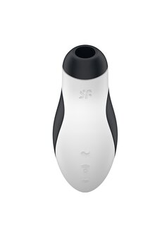 Orca Double Air Pulse Vibrator - Black/White