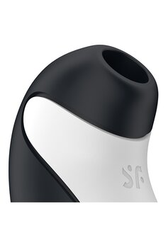 Orca Double Air Pulse Vibrator - Black/White