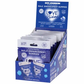 Male Sensual Gummies - 12 pack - 2 pcs per pack - 9 gram
