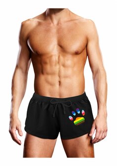 Swim Trunk - Black Oversized Paw M