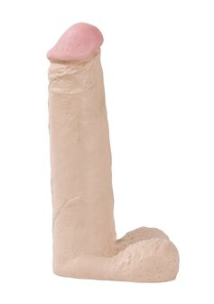 The Naturals - 8 inch Cock With Balls - White