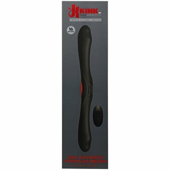 Dual-Flex Siliconen Vibrator + Draadloze Afstandsbediening