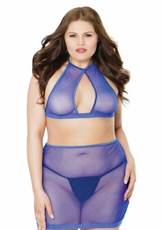 Visnet Halter Top &amp; Rok - One Size O/S