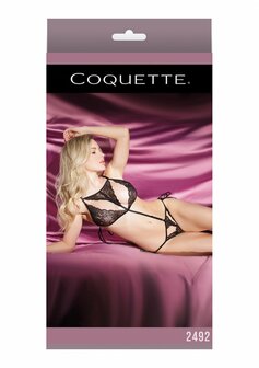 Kruisloze Teddy met Gestrikte Zijkant &amp; Cutouts - One Size O/S
