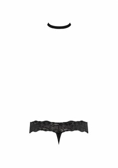 String met Choker L/XL
