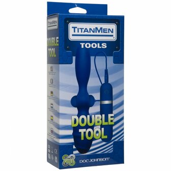 Double Tool - Dubbelzijdige Vibrerende Butt Plug