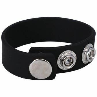 The Silicone 3 Snap - Black