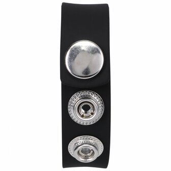 The Silicone 3 Snap - Black