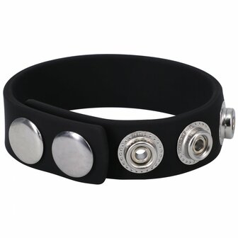 The Silicone 5 Snap - Black