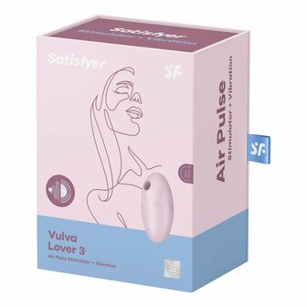 Vulva Lover 3 - Dubbele Air Pulse Vibrator