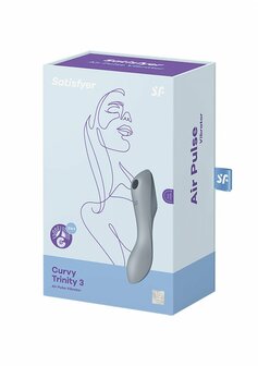 Curvy Trinity 3 - Inbrengbare Air Pulse Vibrator