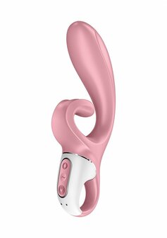 Hug Me - Rabbit Vibrator met Tong Tip voor Clitoris Stimulatie