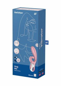 Hug Me - Rabbit Vibrator met Tong Tip voor Clitoris Stimulatie