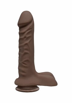 Super D - 8 Inch with Balls - ULTRASKYN - Brown