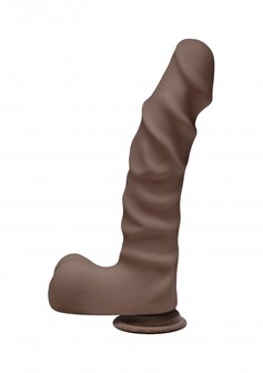 The D - Ragin&#039; D with Balls - 9 Inch - Chocolate