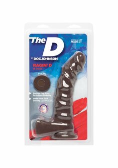The D - Ragin&#039; D with Balls - 9 Inch - Chocolate