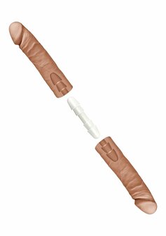 Double D - Realistische Dubbele ULTRASKYN Dildo - 40 cm