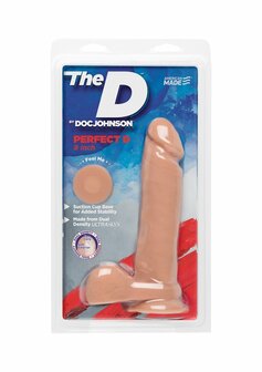 Perfect D - Realistische ULTRASKYN Dildo met ballen - 20 cm