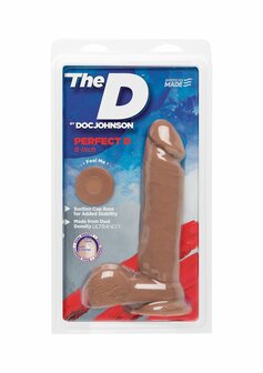 Perfect D - Realistische ULTRASKYN Dildo met ballen - 20 cm
