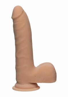 D Slim - Realistische ULTRASKYN Dildo met Ballen - 18 cm