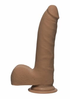 D Slim - Realistische ULTRASKYN Dildo met Ballen - 18 cm