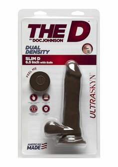 Slim D - Realistische ULTRASKYN Dildo met Ballen - 15 cm