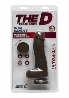 Master D - Realistische ULTRASKYN Dildo met Ballen - 19 cm